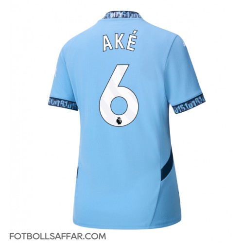 Manchester City Nathan Ake #6 Hemmatröja Dam 2024-25 Kortärmad